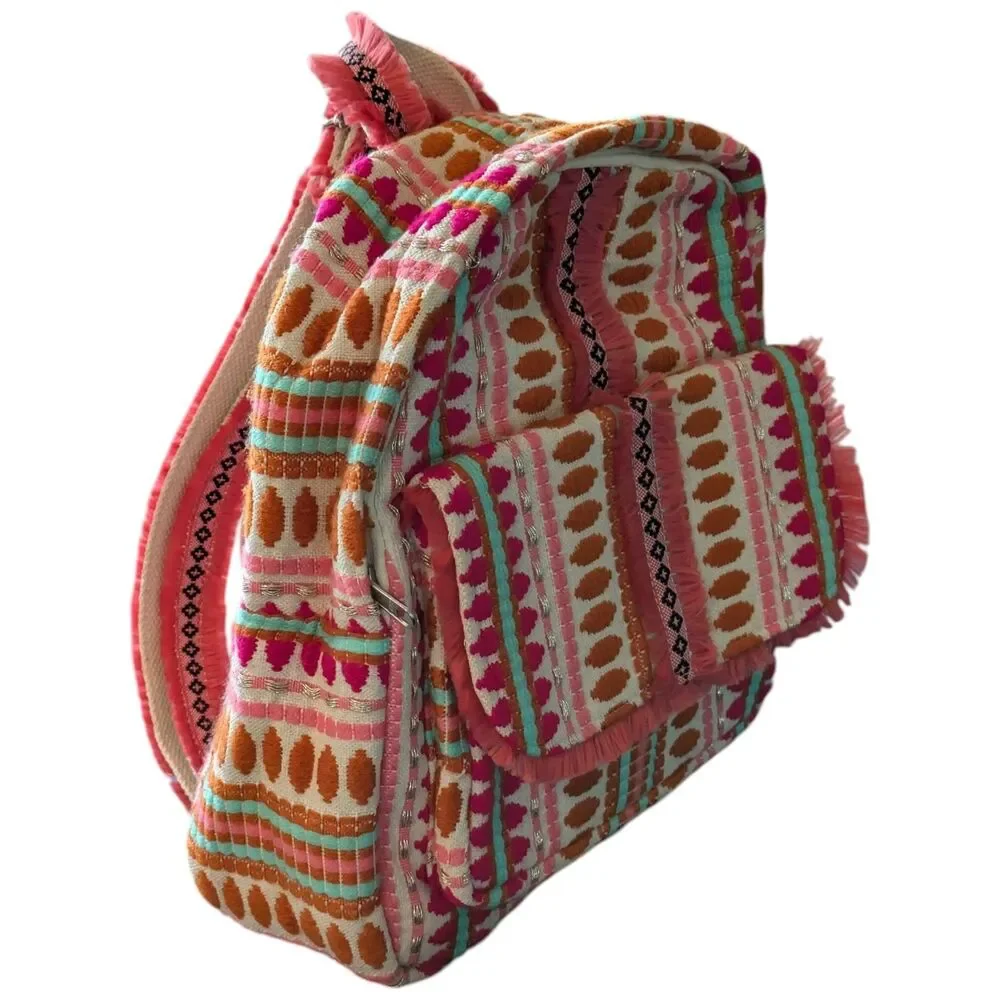 Bohemian Cotton Mini Backpack JANE MARIE 13